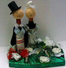 Hochzeitspräsent © Barbaras Dekoservice