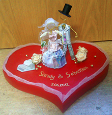 Hochzeitspräsent © Barbaras Dekoservice