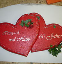 Hochzeitspräsent © Barbaras Dekoservice