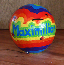 Kindersparbüchse © Barbaras Dekoservice