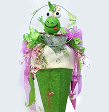 Zuckertüte mit Frosch © Barbaras Dekoservice