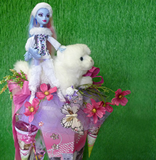 Zuckertüte mit Barbie © Barbaras Dekoservice