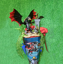 Zuckertüte mit Drachen © Barbaras Dekoservice