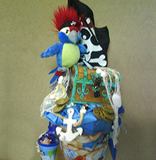 Zuckertüte mit Papagei © Barbaras Dekoservice