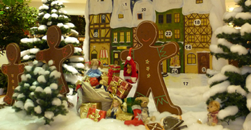 Weihnachtliche Centerdekoration © Barbaras Dekoservice