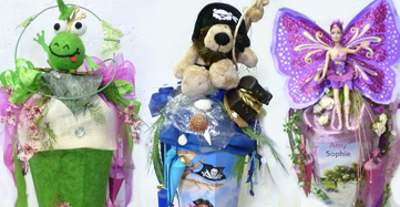 Dekorierte Zuckertüten © Barbaras Dekoservice